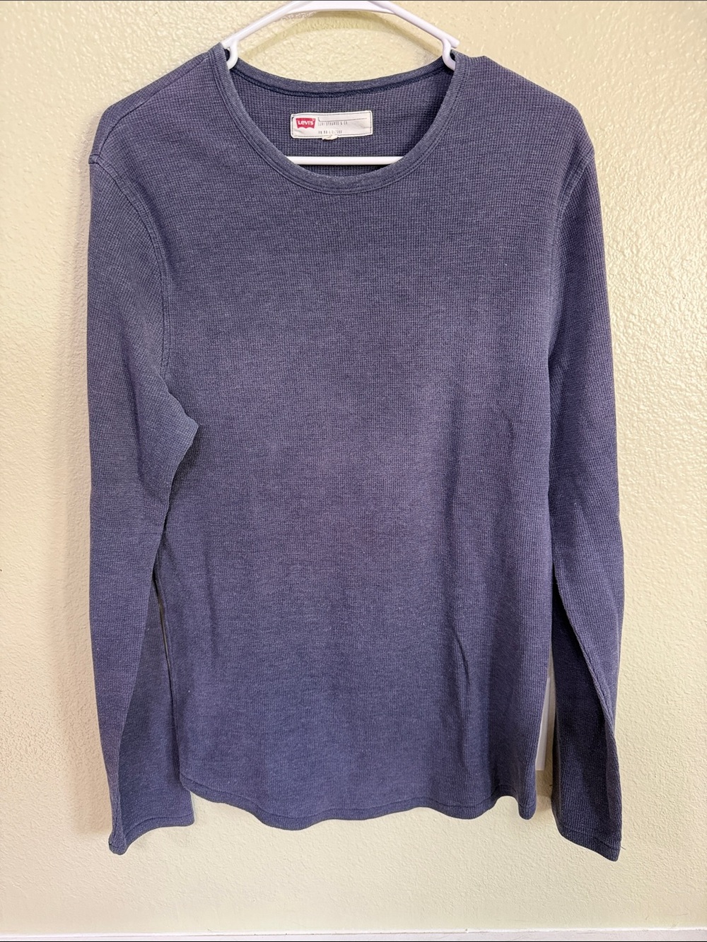 Levi's Crewneck Sweater in Heather Navy Blue